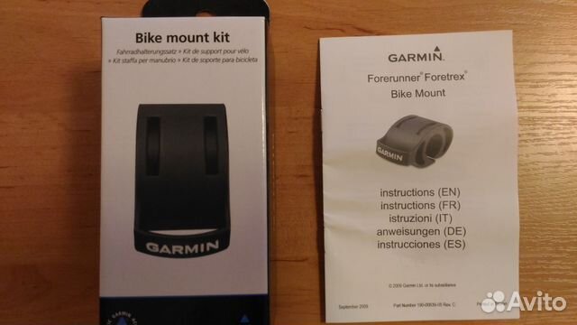 Garmin крепление на велосипед 010-11029-00