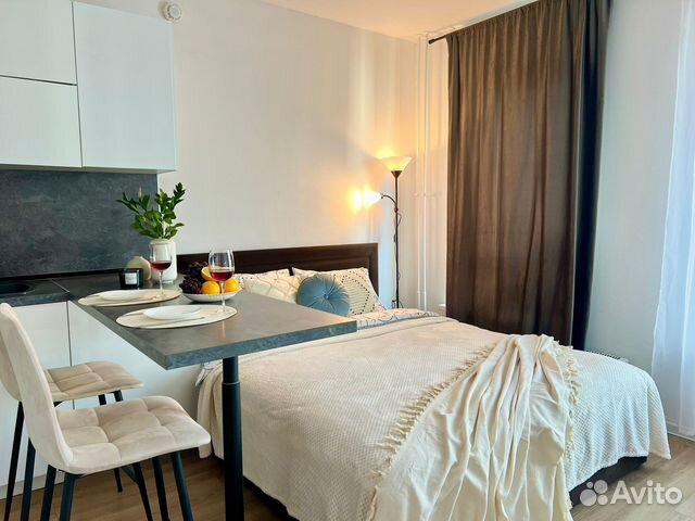 

Квартира-студия, 26 м², 2 кровати