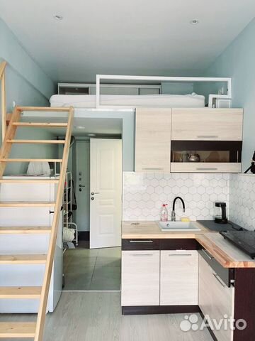 

Квартира-студия, 16 м², 2 кровати