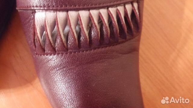 Туфли итальянские сиреневые с уникальным каблуком Туфли итальянские сиреневые с уникальным каблуком