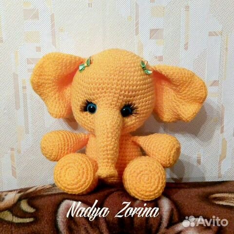 Вязаный солнечный слоник