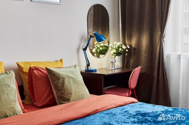 

1-к. квартира, 45 м², 2 кровати