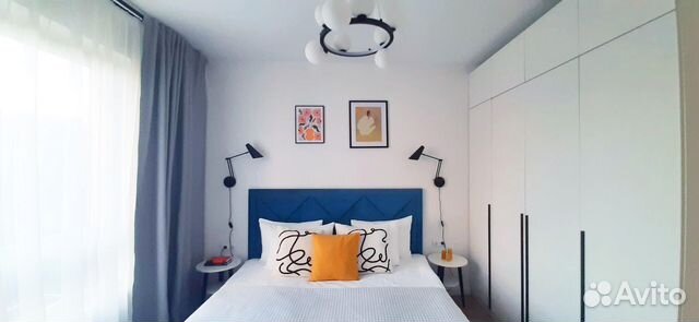 

1-к. квартира, 40 м², 2 кровати