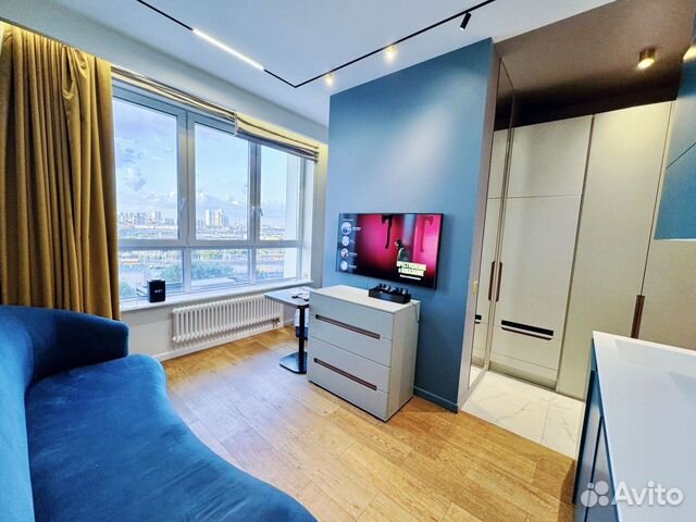 

Квартира-студия, 27 м², 2 кровати