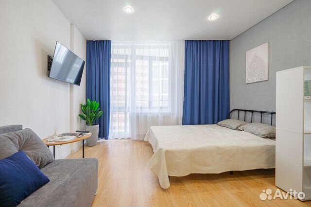 

Квартира-студия, 30 м², 2 кровати