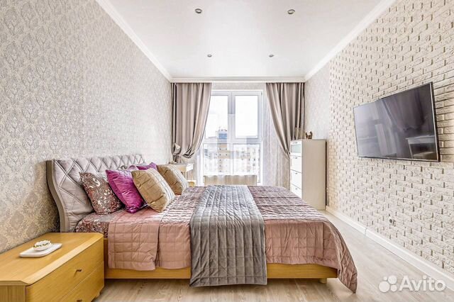 

1-к. квартира, 45 м², 2 кровати