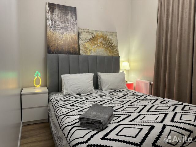 

1-к. квартира, 46 м², 3 кровати