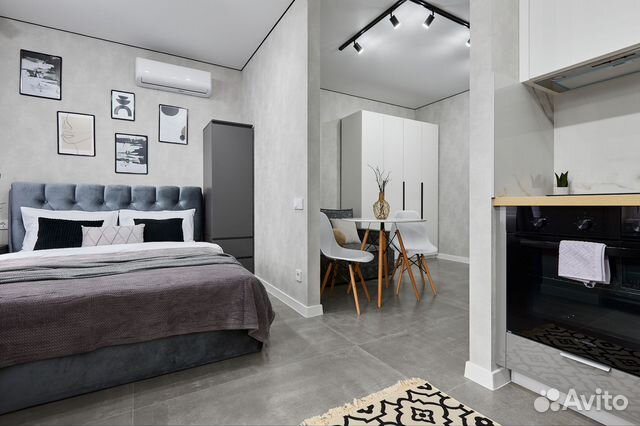 

Квартира-студия, 34 м², 2 кровати