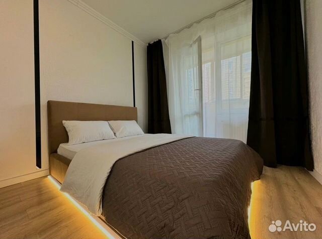 

1-к. квартира, 41 м², 2 кровати