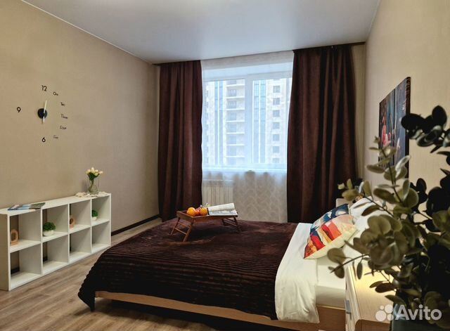 

1-к. квартира, 46 м², 2 кровати