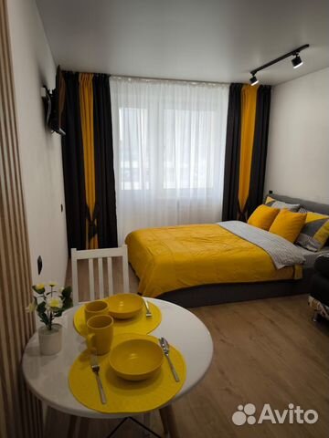

Квартира-студия, 29 м², 2 кровати