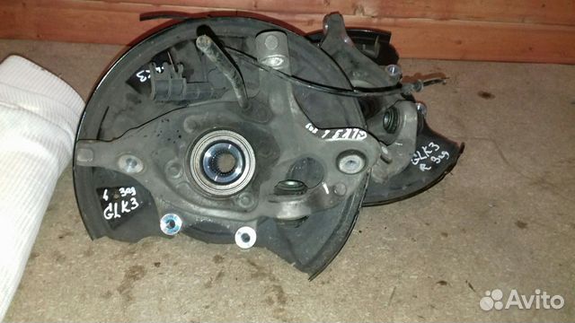 Левый кулак задней подвески Мерседес GLK, x204,Глк