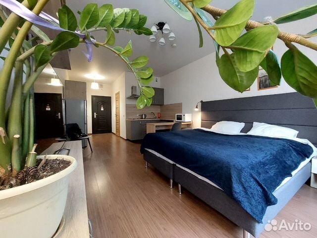

Квартира-студия, 28 м², 2 кровати