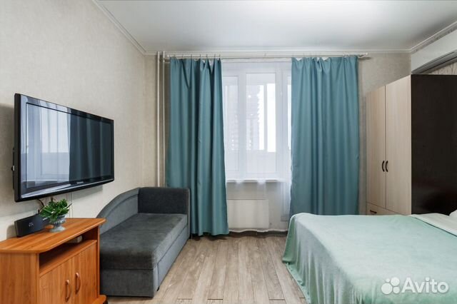 

Квартира-студия, 30 м², 2 кровати