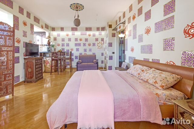 

Квартира-студия, 47 м², 3 кровати