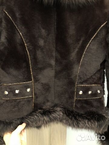 Куртка зимняя натуральных мех и стразы svarovski Куртка зимняя натуральных мех и стразы svarovski