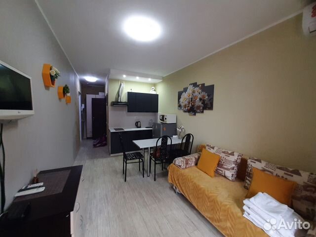 

Квартира-студия, 27 м², 2 кровати