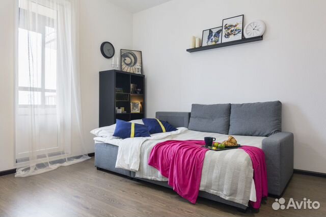 

Квартира-студия, 25 м², 2 кровати