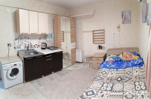 

Квартира-студия, 18 м², 2 кровати