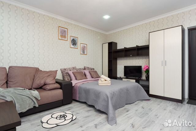 

Квартира-студия, 35 м², 2 кровати