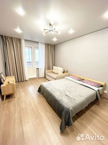 

1-к. квартира, 40 м², 2 кровати
