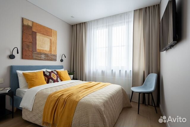 

2-к. квартира, 46 м², 3 кровати