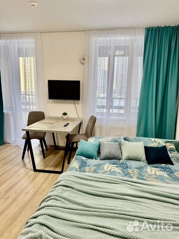 

Квартира-студия, 30 м², 1 кровать