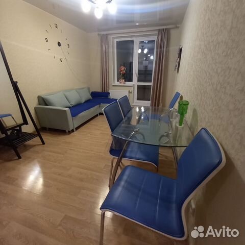 

1-к. квартира, 42 м², 2 кровати