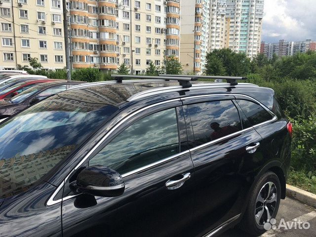 Багажник A0135 на крышу Kia Sorento Prime / Прайм