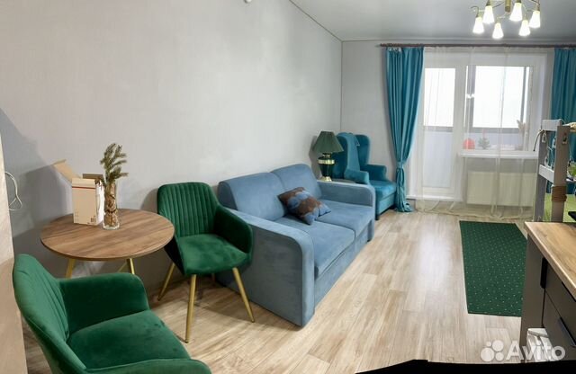 

Квартира-студия, 28 м², 2 кровати