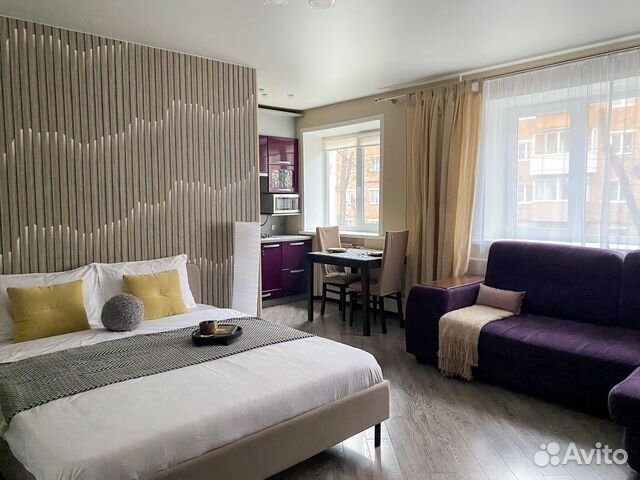 

Квартира-студия, 35 м², 2 кровати