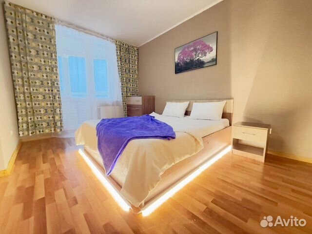 

1-к. квартира, 43 м², 2 кровати
