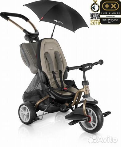 Трехколесный велосипед Puky CAT S6 Ceety black Трехколесный велосипед Puky CAT S6 Ceety black