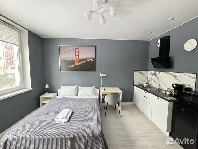 

Квартира-студия, 25 м², 2 кровати