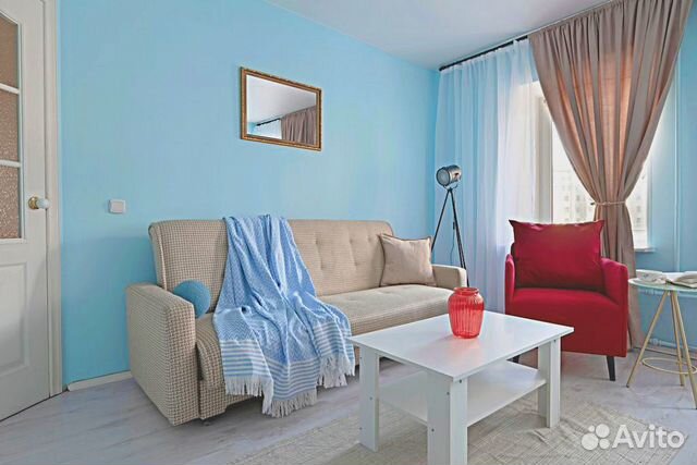 

1-к. квартира, 38,6 м², 2 кровати
