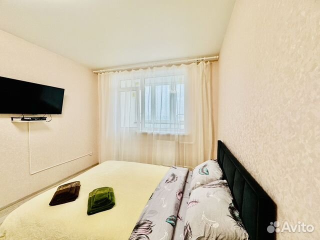 

1-к. квартира, 37 м², 2 кровати