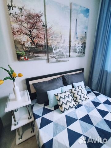 

1-к. квартира, 32 м², 2 кровати