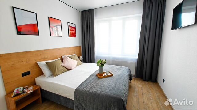 

1-к. квартира, 50 м², 2 кровати