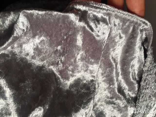 Вечернее платье из велюра/ платье для выпускного