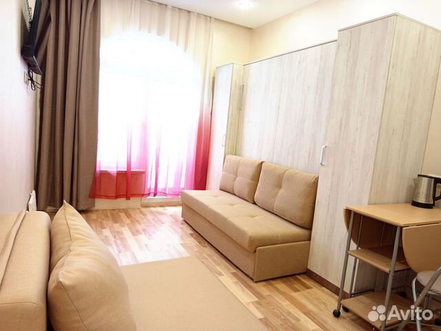 

Квартира-студия, 19 м², 2 кровати