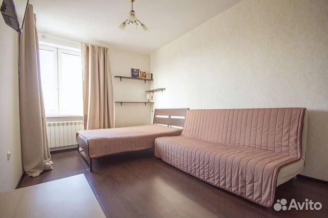 

1-к. квартира, 36 м², 2 кровати