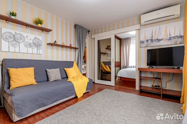 

2-к. квартира, 45 м², 2 кровати