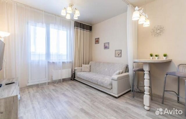 

Квартира-студия, 28 м², 1 кровать