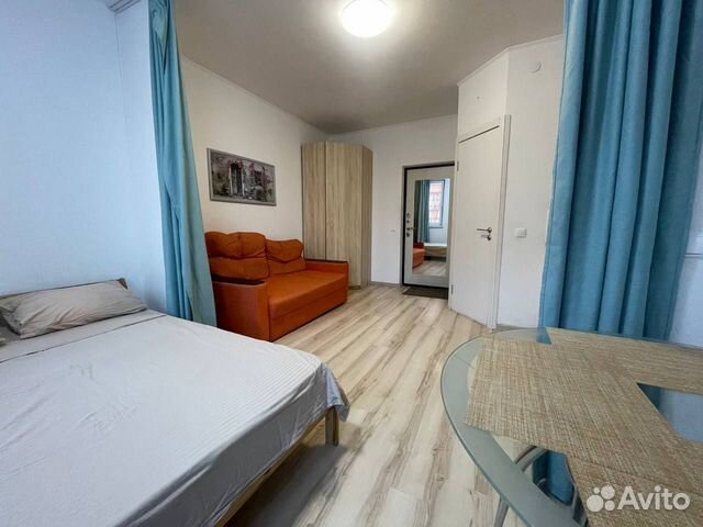 

Квартира-студия, 24 м², 2 кровати