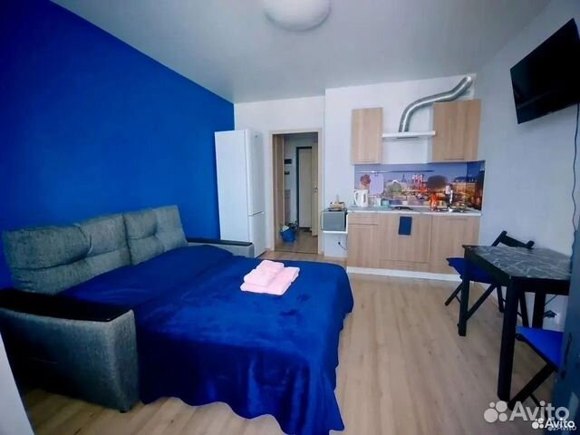 

Квартира-студия, 25 м², 2 кровати