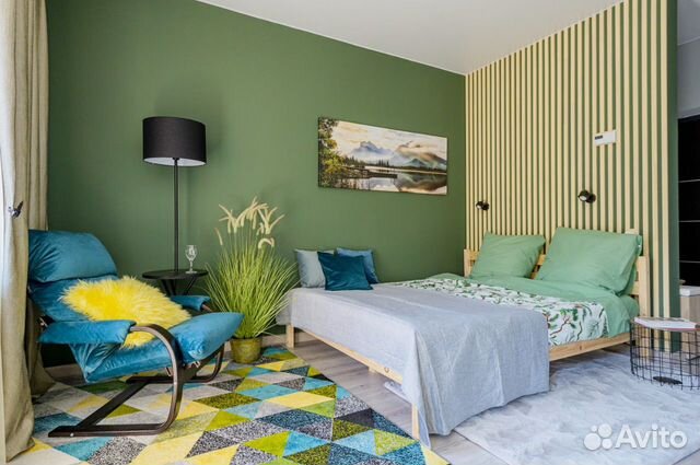 

Квартира-студия, 25 м², 2 кровати