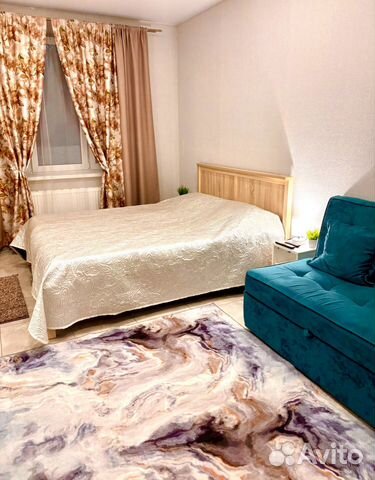 

1-к. квартира, 40 м², 2 кровати