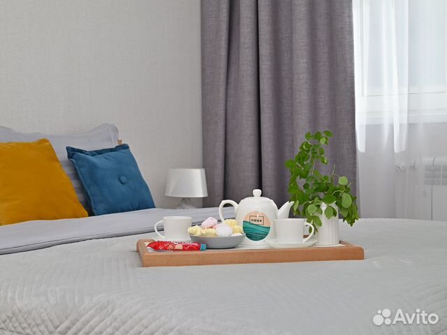 

1-к. квартира, 38 м², 2 кровати