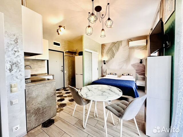 

Квартира-студия, 35 м², 2 кровати