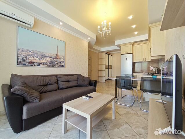 

1-к. квартира, 45 м², 2 кровати